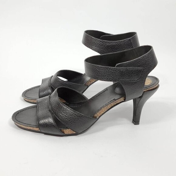 Vince Camuto Black Leather Sandals #144  Size 10M - Picture 1 of 11